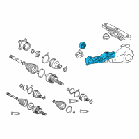 OEM 2010 Toyota Sienna Front Support Diagram - 52380-45030