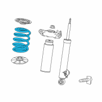 OEM 2012 Buick Regal Coil Spring Diagram - 22910897