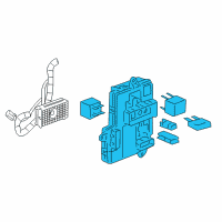 OEM 2006 Pontiac Solstice Body Control Module Assembly Diagram - 25928052