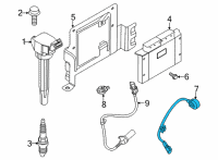 OEM Hyundai Santa Fe Sensor Assembly-Knock Diagram - 39250-2S200