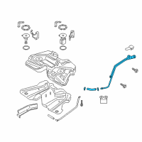 OEM 2020 Lincoln Continental Filler Pipe Diagram - GD9Z-9034-F