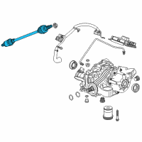 OEM 2020 Buick Regal TourX Axle Assembly Diagram - 84675896