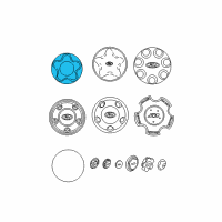 OEM 1998 Ford Expedition Cap Diagram - F65Z-1130-AA