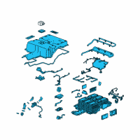 OEM Chevrolet Spark EV Battery Tray Diagram - 19332480