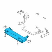 OEM 2017 Ford F-150 Transmission Cooler Diagram - JL3Z-7869-A