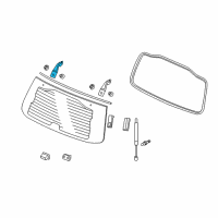 OEM 2010 Honda Pilot Hinge Assy., R. Hatch Diagram - 73210-SZA-A01