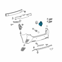 OEM 2013 Lexus GS350 Sensor, Ultrasonic Diagram - 89341-78010-A1