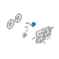 OEM 2010 Saturn Vue Fan Motor Diagram - 89019135