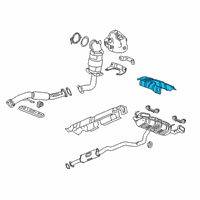 OEM Cadillac XT4 Heat Shield Diagram - 84408098