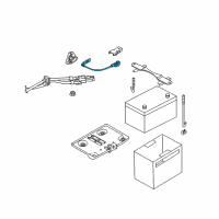 OEM 2011 Infiniti FX50 Cable Assy-Battery Earth Diagram - 24080-1CA0A