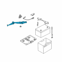 OEM 2015 Infiniti QX70 Cable Assy-Battery To Starter Motor Diagram - 24105-1CA0A