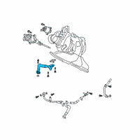 OEM Cadillac Oil Return Tube Diagram - 12687462