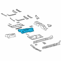 OEM 2020 Lexus LC500 Panel Sub-Assembly, Front Floor Diagram - 58013-11900