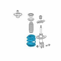 OEM Pontiac Torrent Front Spring Diagram - 25832101