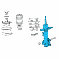 OEM 2015 Cadillac ATS Front Suspension Strut Assembly Diagram - 23219711