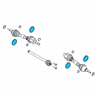 OEM 2019 Ford Edge Axle Assembly Clamp Diagram - DV6Z-3B478-A