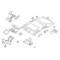 OEM 2015 Nissan 370Z Bulb Diagram - 26282-JK00A
