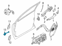 OEM 2020 Nissan Sentra Link-Door Stopper Diagram - 80430-6LE0A