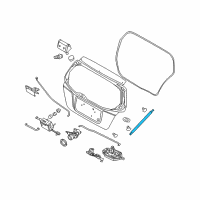 OEM 2009 Chevrolet Aveo5 Strut Asm, Lift Gate Diagram - 96540939