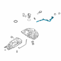 OEM 2010 Ford Fusion Pipe Assembly Diagram - AE5Z-9034-AF