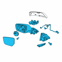 OEM Chevrolet Impala Mirror Assembly Diagram - 84269196