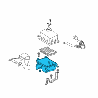 OEM 2014 Toyota Highlander Air Cleaner Body Diagram - 17701-0P120