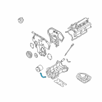 OEM 2019 Nissan Pathfinder Gasket-Oil Pan Diagram - 11121-7Y000