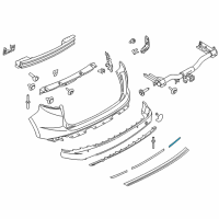 OEM Ford Edge Reflector Diagram - FT4Z-15A448-A