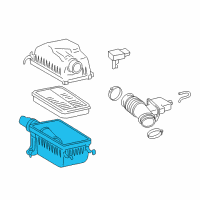 OEM 2021 Toyota Sequoia Air Cleaner Body Diagram - 17701-0S030