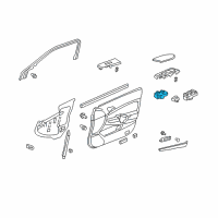 OEM 2009 Honda Accord Switch Assembly, Power Window Assistant Diagram - 35760-TA0-A21