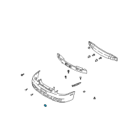 OEM 2006 Kia Optima Cover-Front Bumper BLANKING Diagram - 865123C200XX