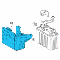 OEM Toyota GR Supra Battery Tray Diagram - 74410-WAA01