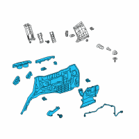 OEM Toyota Quarter Trim Panel Diagram - 62520-60A30-A1