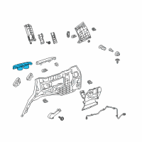 OEM 2011 Toyota Land Cruiser Cup Holder Diagram - 66992-60010-C0