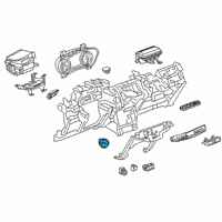 OEM 2020 Cadillac XT4 Power Switch Diagram - 13531326