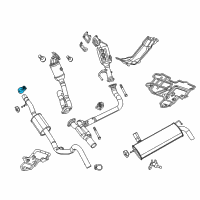 OEM 2018 Jeep Wrangler Clamp-Exhaust Diagram - 68334689AA