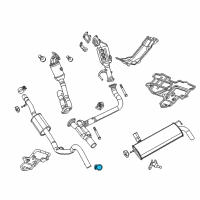 OEM Jeep Wrangler Clamp-Exhaust Diagram - 68334693AA