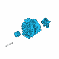 OEM 2014 BMW 650i xDrive Gran Coupe Alternator Diagram - 12-31-7-603-779