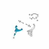 OEM 2011 Ford F-150 Lower Control Arm Diagram - AL3Z-3078-B