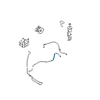 OEM 2003 Hyundai Santa Fe Tube Assembly-Pressure Diagram - 57541-26200