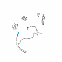 OEM 2002 Hyundai Santa Fe Hose-Return Diagram - 57543-26300