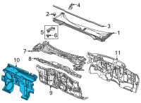 OEM 2022 Honda Civic INSULATOR, DASHBOARD Diagram - 74251-T20-A00