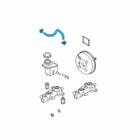 OEM 2010 Kia Rio Hose Assembly-Vacuum Diagram - 591401G000