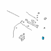 OEM 2010 Mercury Milan Wiper Control Module Diagram - 9E5Z-14B205-A