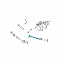 OEM 1999 Ford F-350 Super Duty Inner Tie Rod Diagram - AC3Z-3A130-M