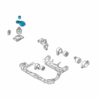 OEM 2010 Kia Rio5 Engine Mounting Bracket Assembly Diagram - 218201G000