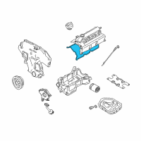 OEM 2008 Nissan Altima Rocker Cover Gasket Diagram - 13270-JA11A