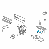 OEM 2010 Dodge Ram 2500 Tube-Oil Pickup Diagram - 53021522BD