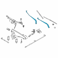 OEM 2019 BMW X6 Windshield Wiper Arm Diagram - 61-61-7-304-071