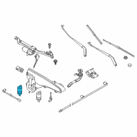 OEM BMW X6 Washer Pump Diagram - 67-12-7-311-440